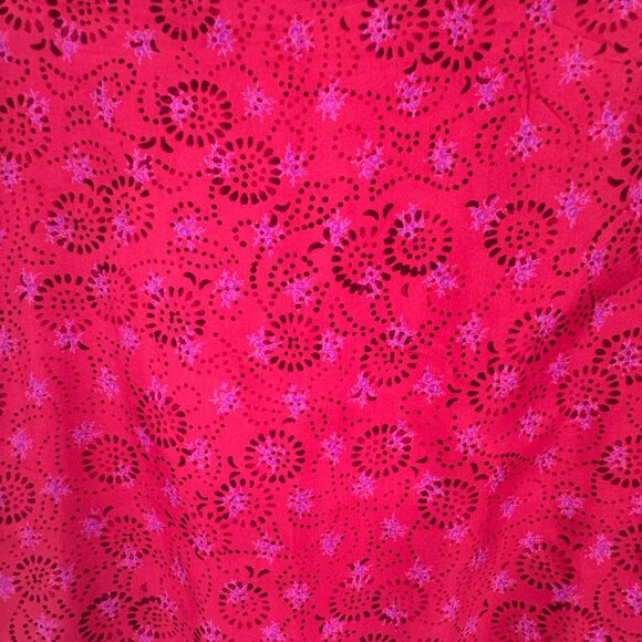 Express Womens Silk Wrap Maxi Pencil Skirt Size 9 10 Vintage 90s Boho Pink World - Picture 6 of 8